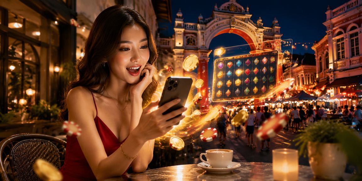 Pengguna Melaka menggunakan aplikasi kasino mudah alih untuk bermain slot di 2570